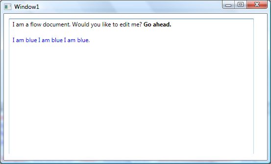 RichTextBox with editable text